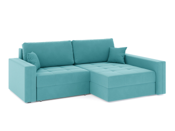 Диван-кровать угловой Брест 2 секции еврокнижка, велюр