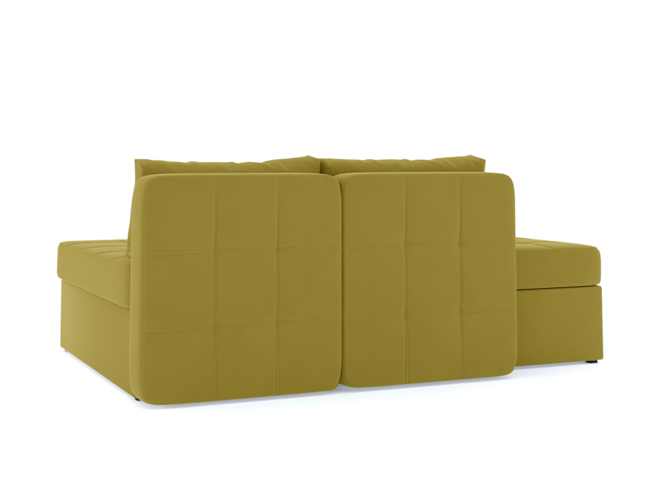 Диваны угловые в гостиную, Диван-кровать угловой Оливер еврокнижка-трансформер, велюр