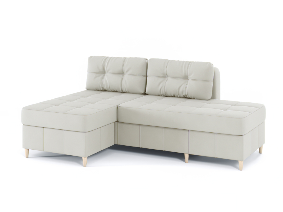 Диваны угловые в гостиную, Диван-кровать угловой Оливер Люкс 2 еврокнижка-трансформер, велюр