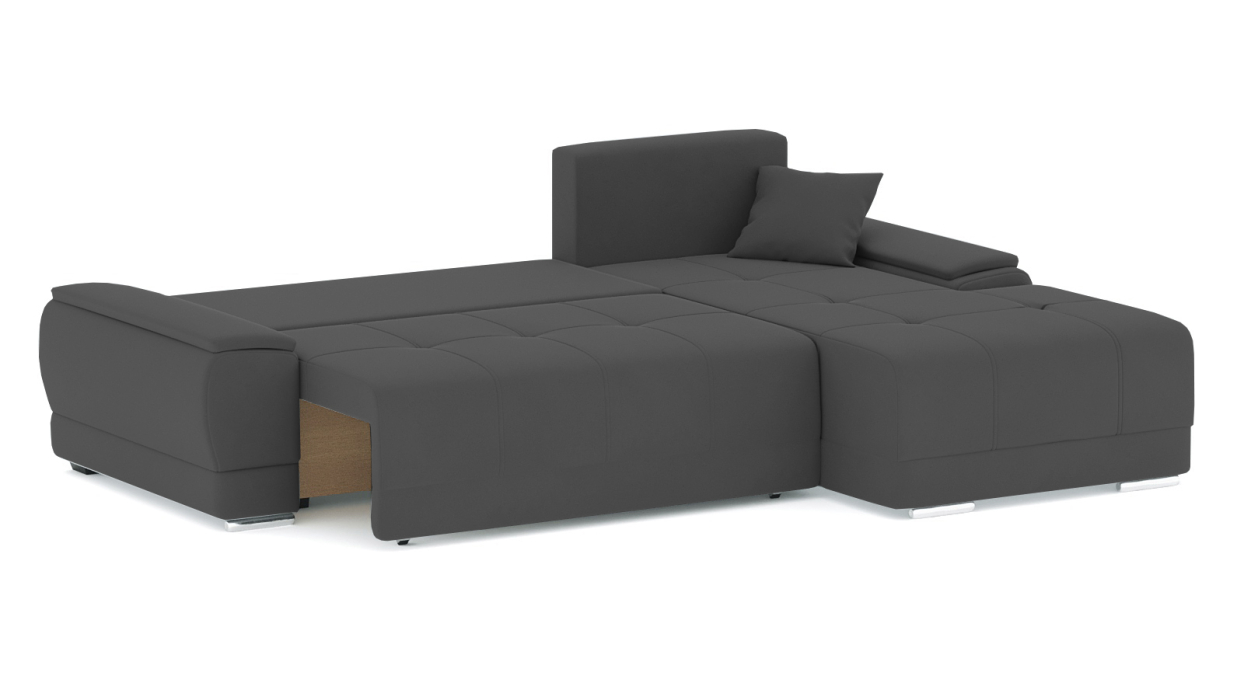 Диваны угловые в гостиную, Диван-кровать угловой Нордвикс Мини, велюр