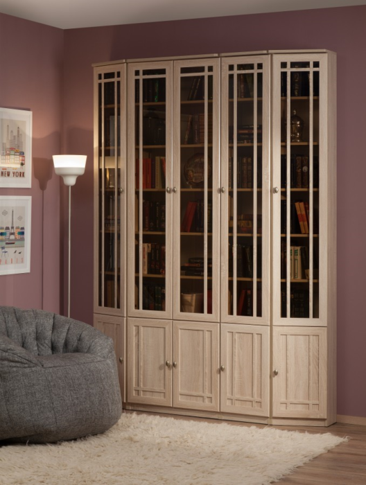 Шкафы двухстворчатые, Модульная система Sherlock (модуль 32) Шкаф для книг 2-дв