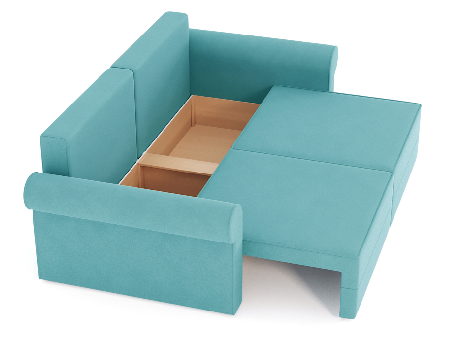 Диваны еврокнижки, Диван-кровать еврокнижка-трасформер Флоренция, велюр