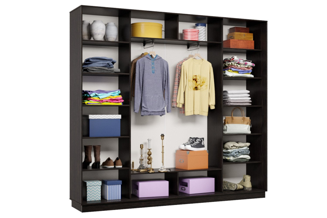 Шкафы-купе 3-х дверные, Шкаф-купе Премьер Лайт 59 (02;02;02) трехдверный