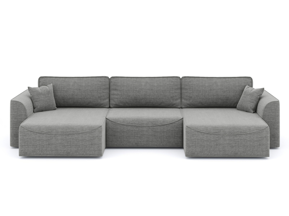 Диваны угловые в гостиную, Диван-кровать П-образный Рафаэль еврокнижка НПБ, рогожка Люкс