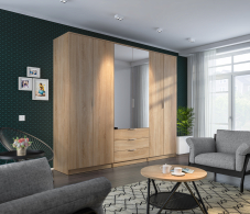 Для одежды, Николь СБ-2593/1 Шкаф 6-ти дверный