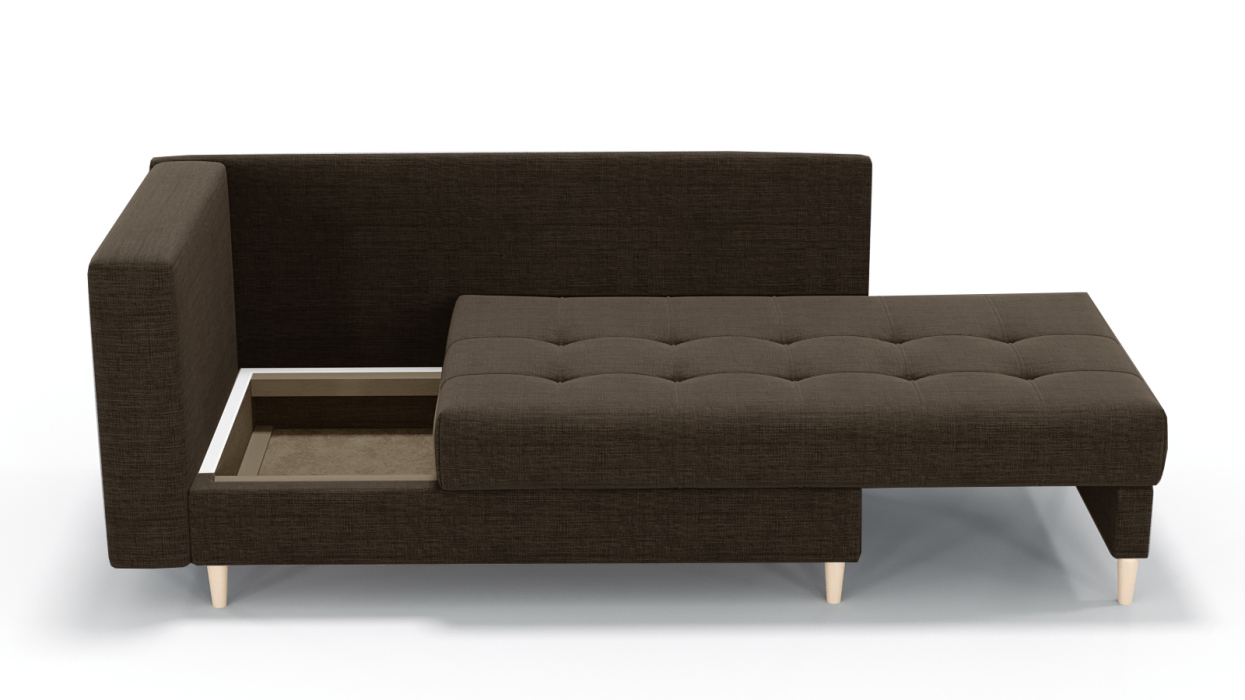 Кушетка диван, Кушетка Лея, рогожка Люкс