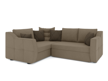 Диван-кровать угловой Френсис дельфин, велюр