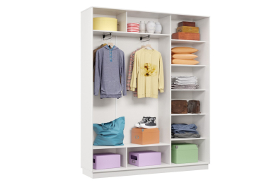 Шкаф-купе Премьер Лайт 23 (02;01;02) трехдверный