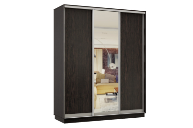 Шкаф-купе Премьер Лайт 36 (02;01;02) трехдверный