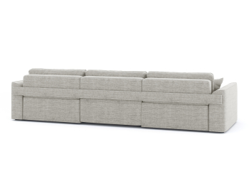 Диван-кровать П-образный Рафаэль еврокнижка НПБ, рогожка Люкс