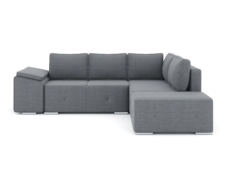 Диваны угловые в гостиную, Диван-кровать угловой Хавьер  ПБ еврокнижка, рогожка