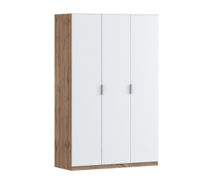 Шкаф трехдверный Макс 1500 мм, вариант №3 (ЛДСП, корпус дуб вотан)