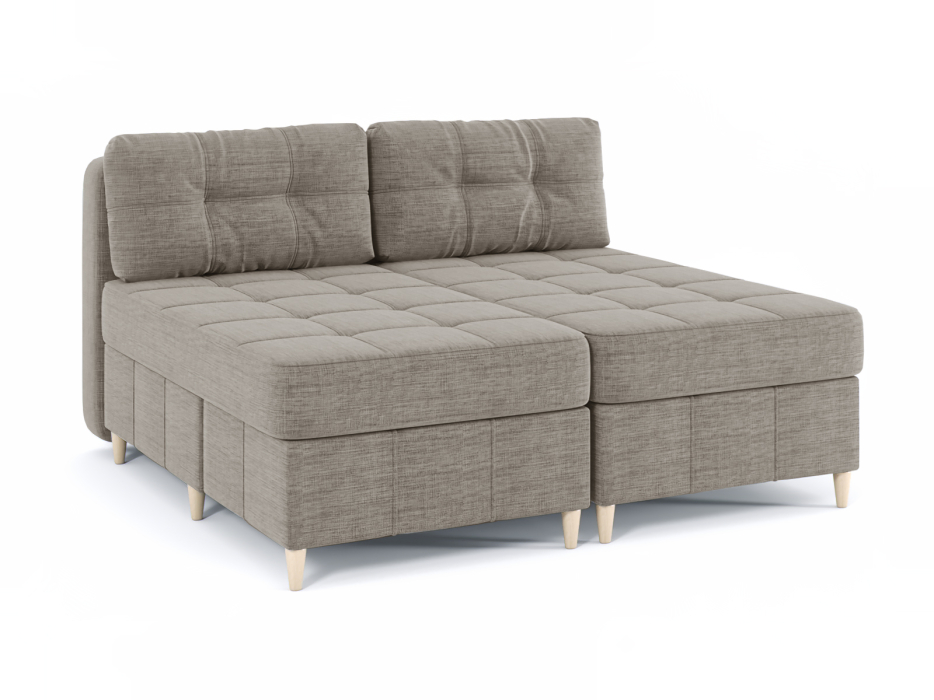 Диваны угловые в гостиную, Диван-кровать угловой Оливер Люкс 2 еврокнижка-трансформер, рогожка Люкс