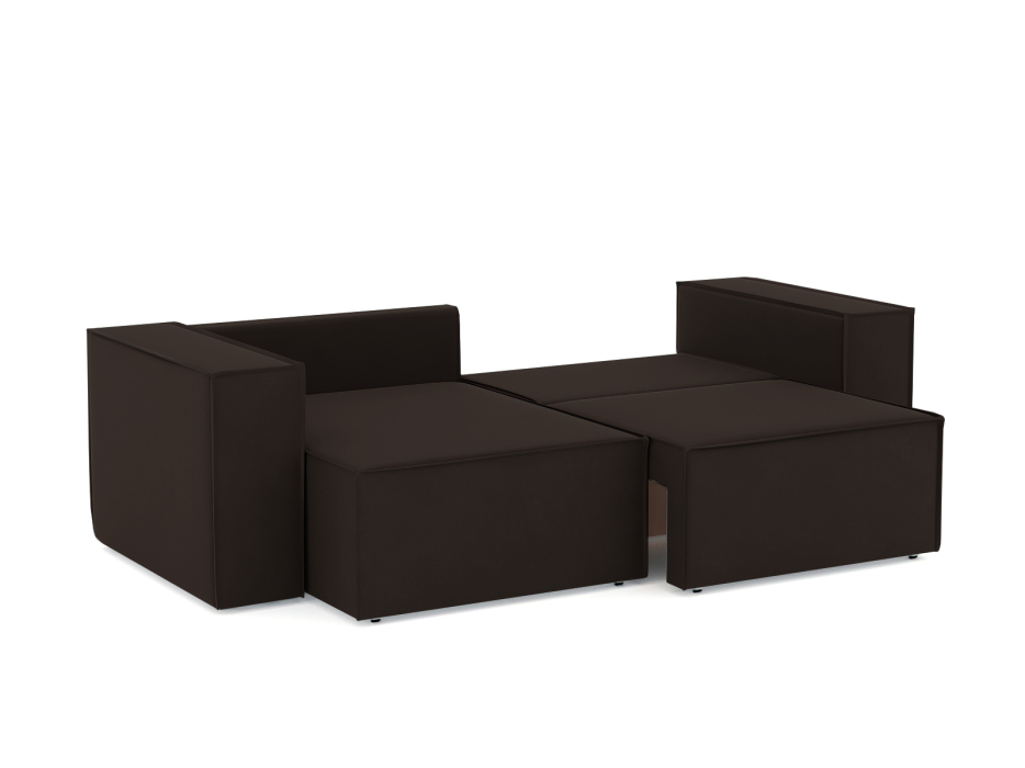 Диваны угловые в гостиную, Диван-кровать угловой Лофт, велюр