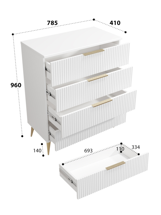 Комоды, Комод Афина АФ-01