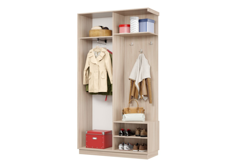 Прихожие, Прихожая Премьер 01 Лайт 08 Правая Мини