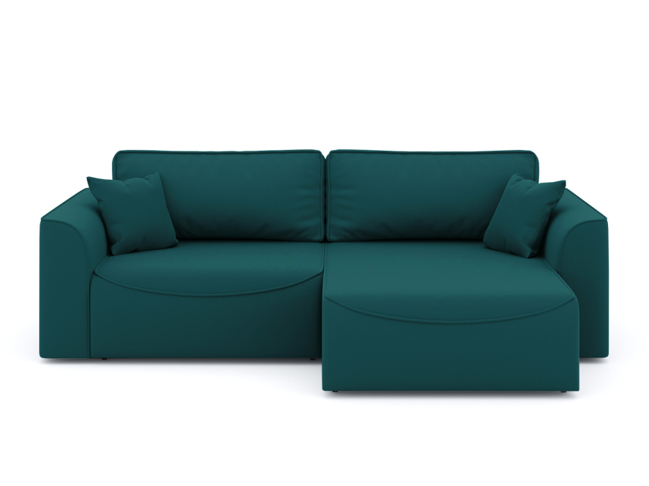 Мягкая мебель, Диван-кровать угловой Рафаэль еврокнижка НПБ, велюр