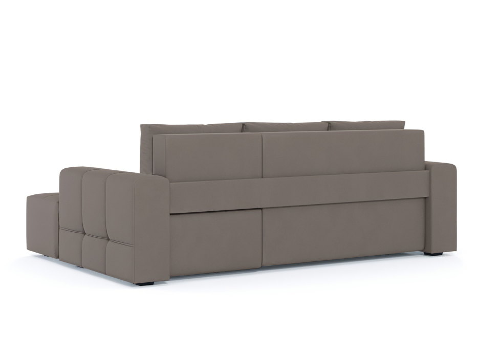 Диваны угловые в гостиную, Диван-кровать угловой Прадо, еврокнижка, велюр