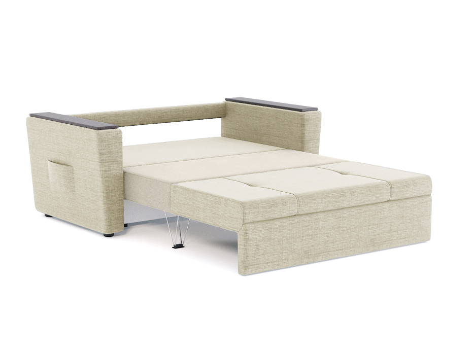 Диваны еврокнижки, Диван-кровать Дубай Майами еврокнижка-трехсекционная, рогожка