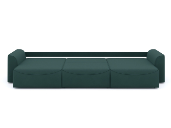 Диван-кровать П-образный Рафаэль еврокнижка НПБ, велюр