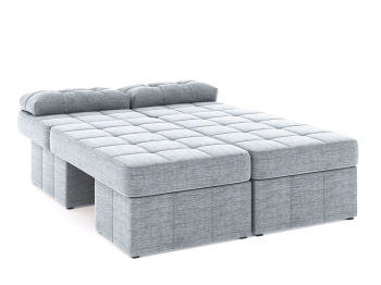 Диван-кровать угловой Оливер Люкс еврокнижка-трансформер, рогожка