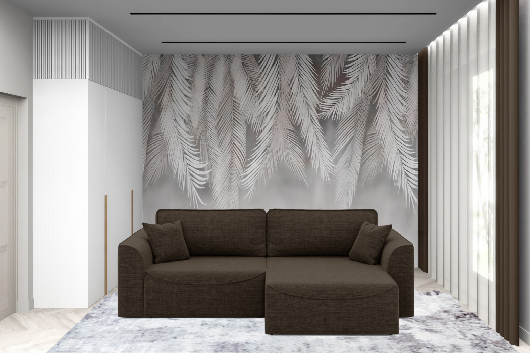 Мягкая мебель, Диван-кровать угловой Рафаэль еврокнижка НПБ, рогожка Люкс