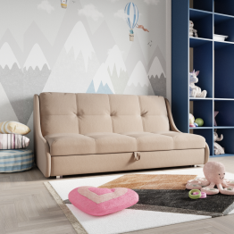 Прямой диван Куба на 1200 ППУ, велюр