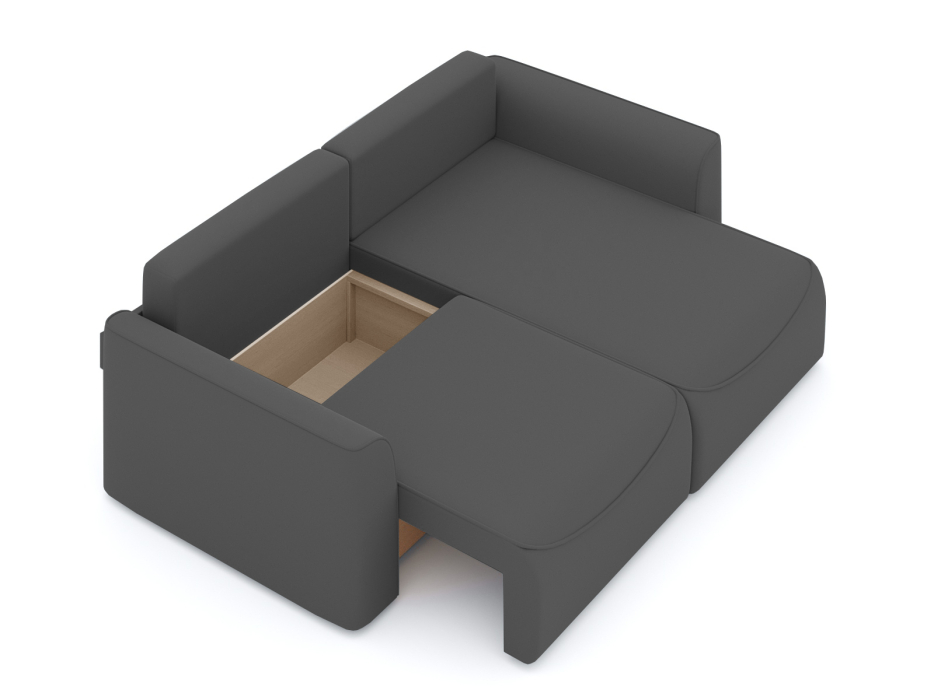 Мягкая мебель, Диван-кровать угловой Рафаэль еврокнижка НПБ, велюр