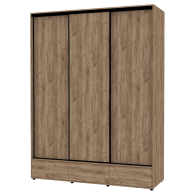 Шкафы-купе 3-х дверные, Шкаф-купе 3-дв  MOD 1800 лдсп/лдсп  (в2390*ш1800*г620)