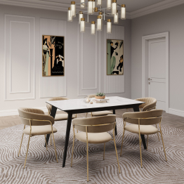 Стул Whispered Fusion, золотой