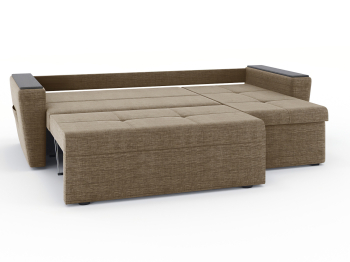 Диван-кровать угловой Дубай Майами еврокнижка трехсекционная, рогожка Люкс