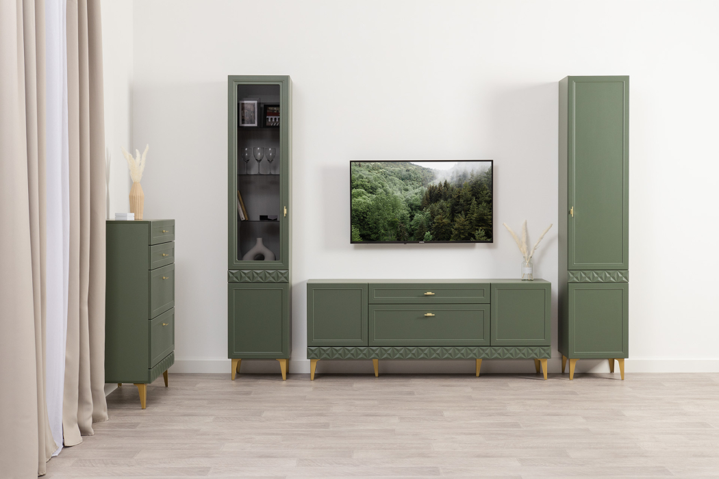 Стеклянные, Шкаф витрина Марион 16.397.01