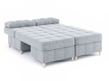 Диван-кровать угловой Оливер Люкс 2 еврокнижка-трансформер, рогожка Люкс