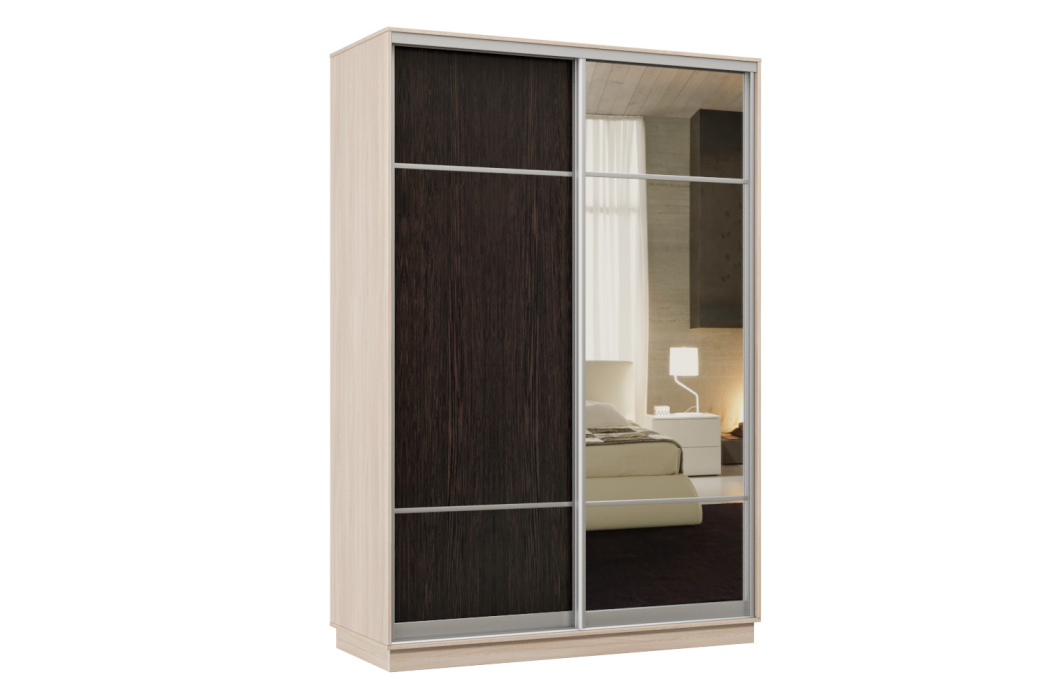 Шкафы-купе, Шкаф-купе Премьер Лайт 11 (08;11) двухдверный