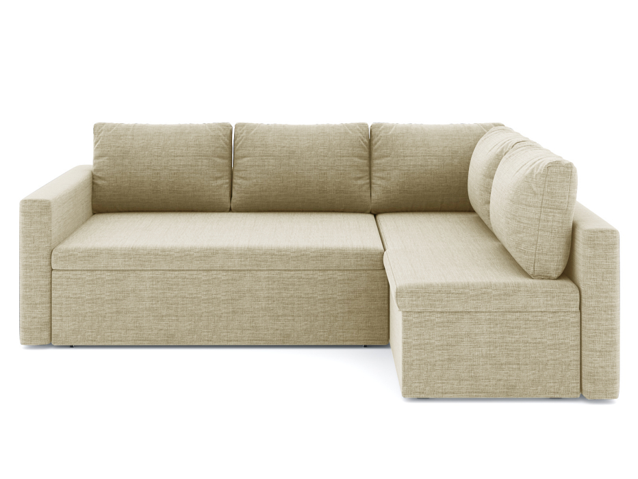 Диваны угловые в гостиную, Диван-кровать угловой Мансберг дельфин, рогожка Люкс