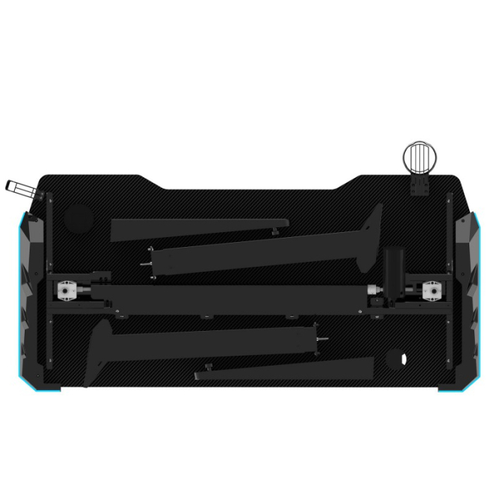 , Стол для компьютера с электроприводом и RGB-подсветкой FoxGear FG-ZE-49B