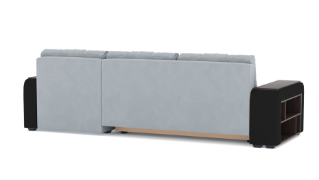 Диван-кровать угловой Милан ПБ еврокнижка, велюр+кож.зам.