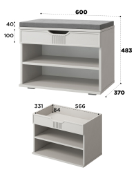 Тумба Эмилия ЭЛ-44К