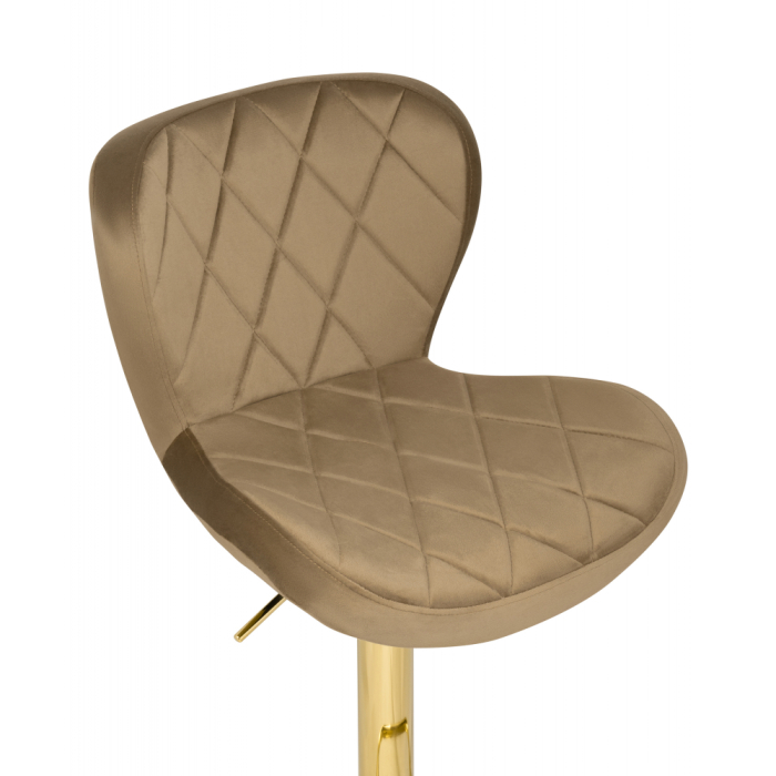 Стулья, Барный стул Porch golden(велюр)