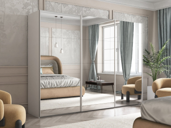 Шкаф-купе Эста Зеркало+Зеркало+Зеркало 300х66х240