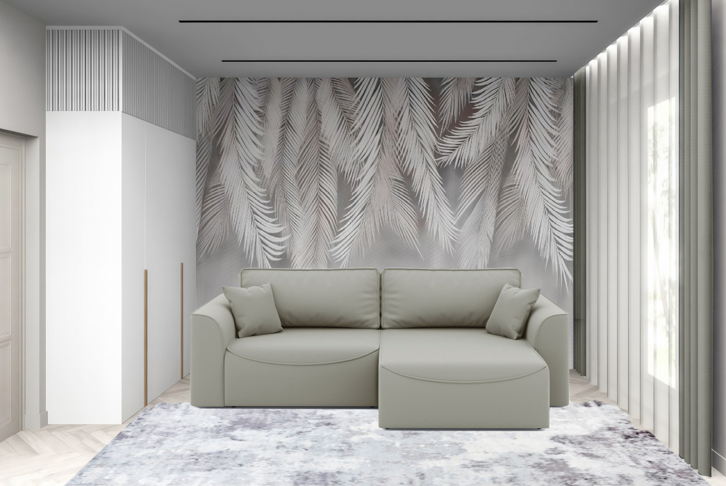 Мягкая мебель, Диван-кровать угловой Рафаэль еврокнижка НПБ, велюр