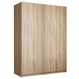 Распашной шкаф Локер 800+800 (Гармошка с системой Push to Move/Левый) с полками