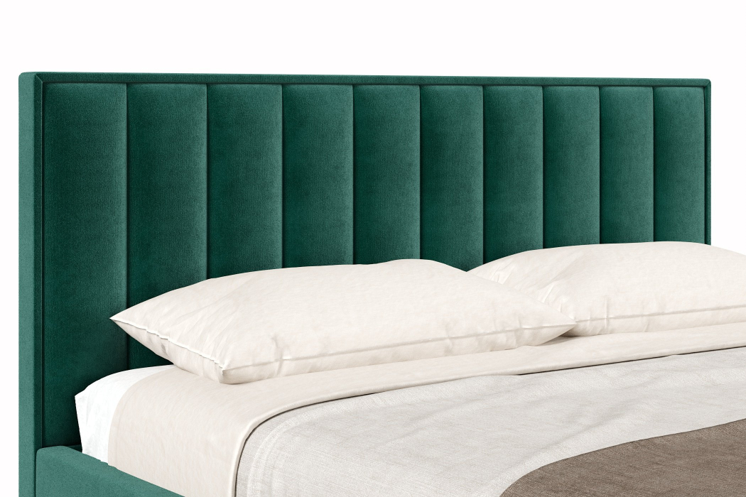 Мягкая кровать, Кровать Анкона 1800, велюр