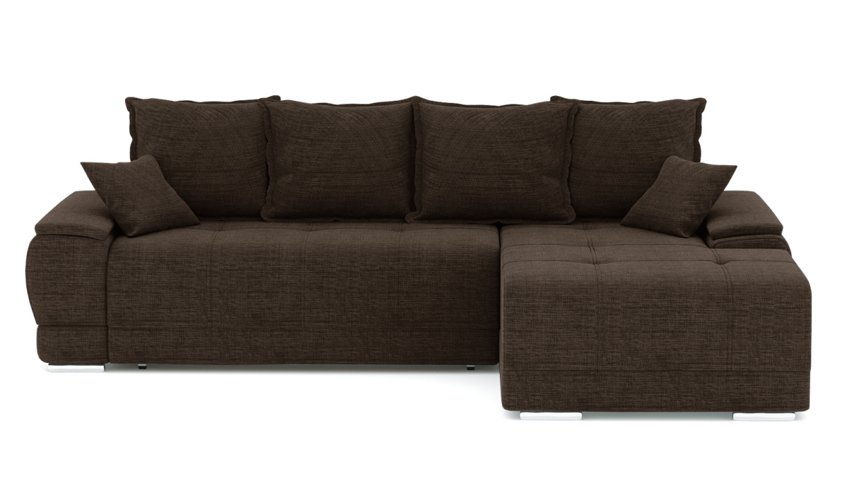 Гостиная, Диван-кровать угловой Нордвикс Мини, рогожка