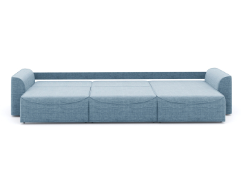 Диван-кровать угловой Рафаэль 3 секции еврокнижка НПБ, рогожка Люкс