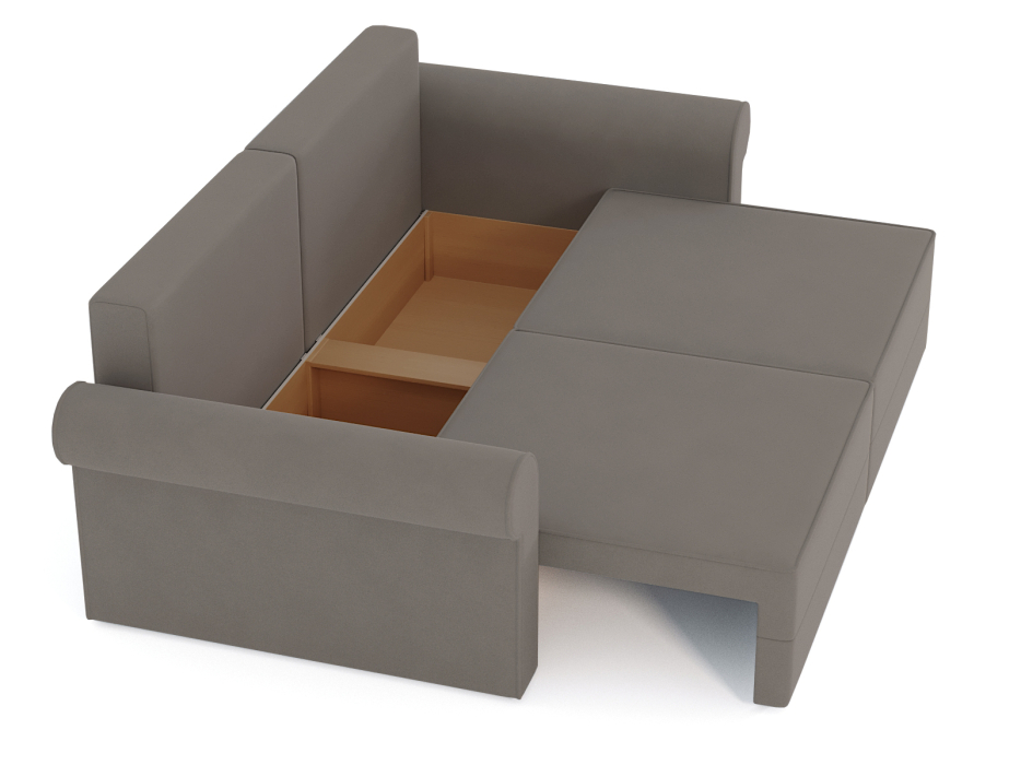 Диваны еврокнижки, Диван-кровать еврокнижка-трасформер Флоренция, велюр