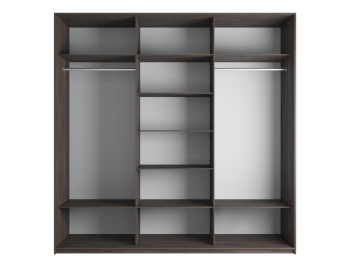 Шкаф-купе Эста 3-х дверный Стекла хаки/Доводчик 300х66х240