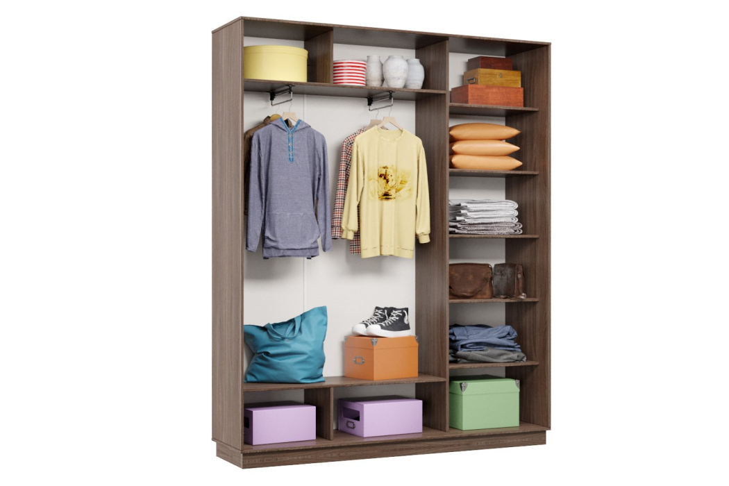 Шкафы-купе, Шкаф-купе Премьер 21 (16;16;16) трёхдверный