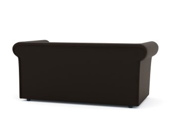 Диван офисный без механизма, искусственная кожа