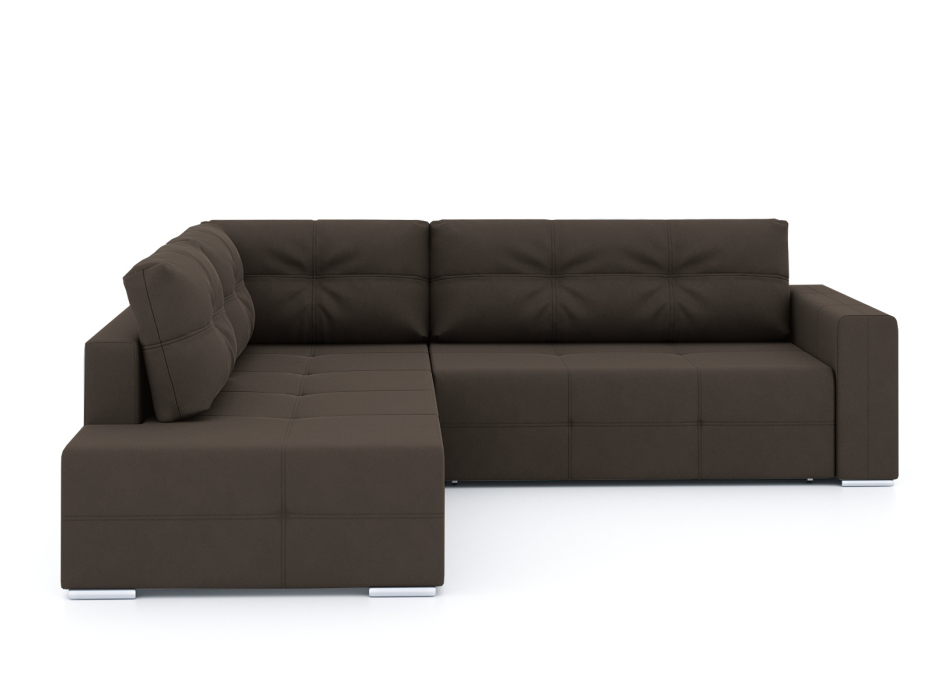 Диваны угловые в гостиную, Диван-кровать угловой Леос НПБ, велюр